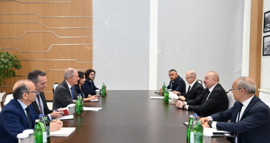 Azerbaijan&rsquo;s Aliyev meets Italian minister to discuss energy, reconstruction projects