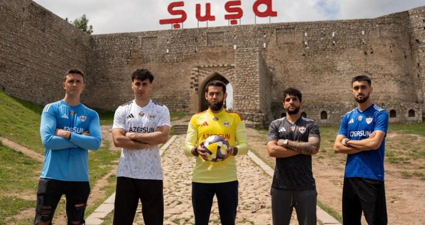 "Qarabağ" klubu Şuşada yeni formalarını təqdim edib - Video