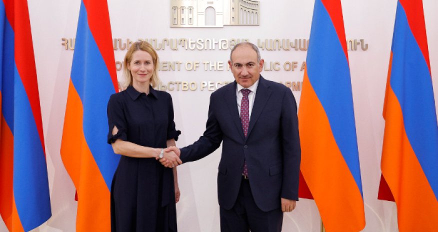 Paşinyan Kaya Kallasla görüşüb