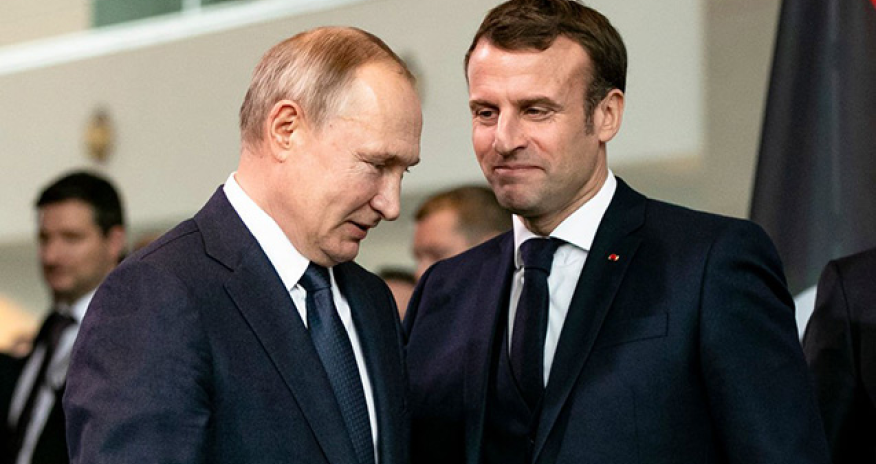 Putinlə Makron üç ildən sonra telefonla danışdı