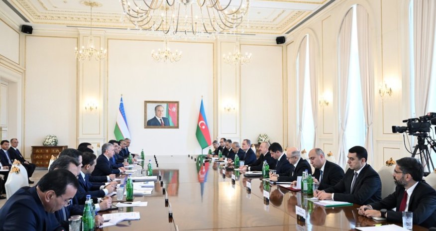 Bakıda Azərbaycan-Özbəkistan Ali Dövlətlərarası Şuranın ikinci iclası keçirilib