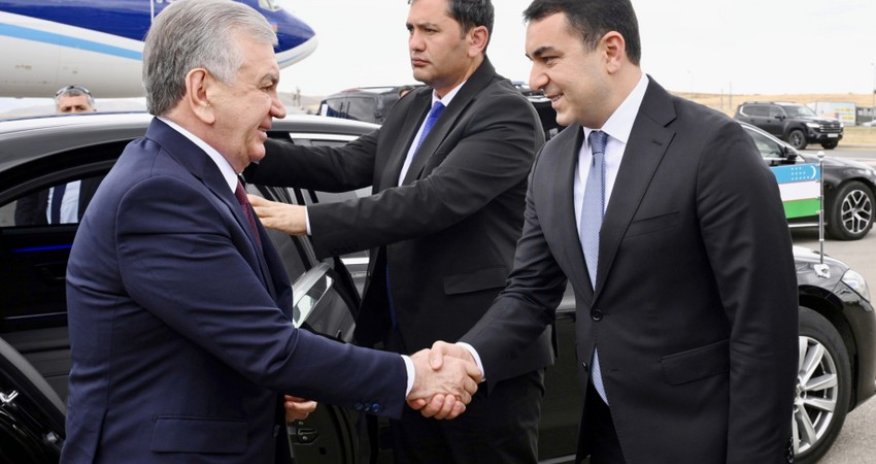 Şavkat Mirziyoyevin Azərbaycana səfəri başa çatıb