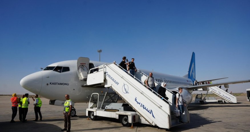 Türkiyədən Suriyaya ilk uçuş baş tutub
