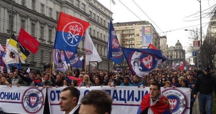 Serbiyada aksiyalar zamanı 107 nəfər saxlanılıb