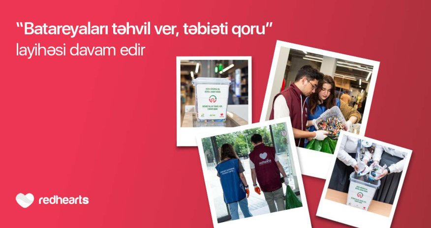 &ldquo;Batareyaları təhvil ver, təbiəti qoru&rdquo; layihəsi çərçivəsində 96 kq işlənmiş batareya toplanaraq təhvil verilib