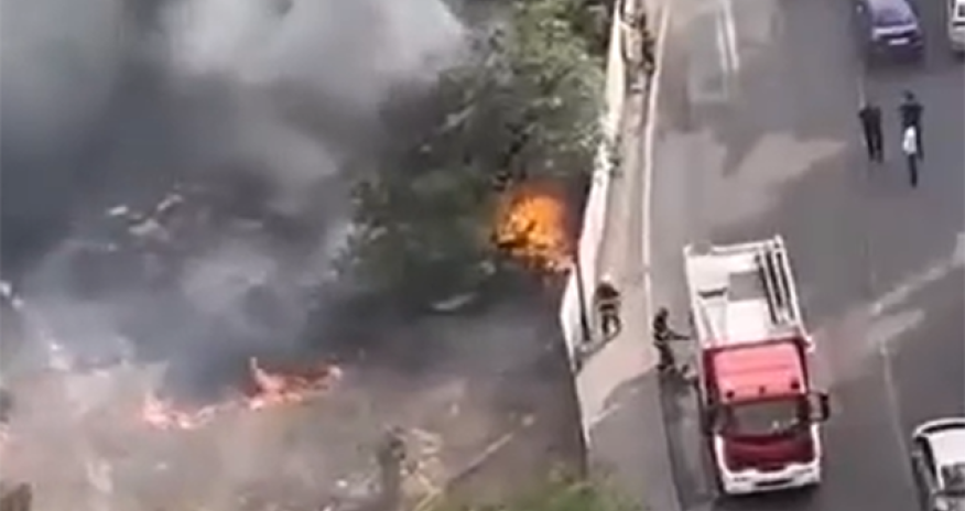 &ldquo;20 yanvar&rdquo; stansiyasının yaxınlığında yanğın söndürülüb - Yenilənib