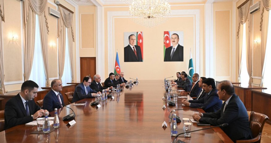 Əli Əsədov Pakistan Milli Assambleyasının sədri ilə görüşüb