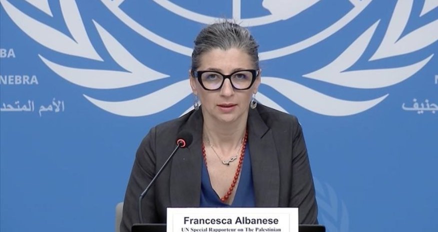 U.S. sanctions UN human rights rapporteur Francesca Albanese