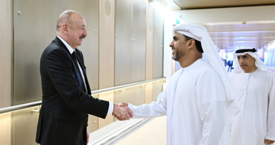 Prezidentin BƏƏ-yə səfərindən görüntülər