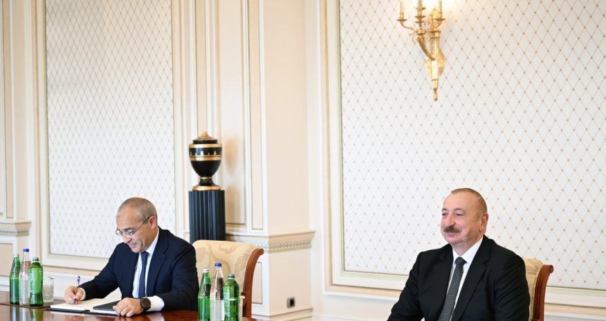 Алиев обсудил с министром экономики Грузии стратегические проекты