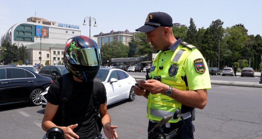Polis ikitəkərli nəqliyyat sürücülərinə xəbərdarlıq edib - Video