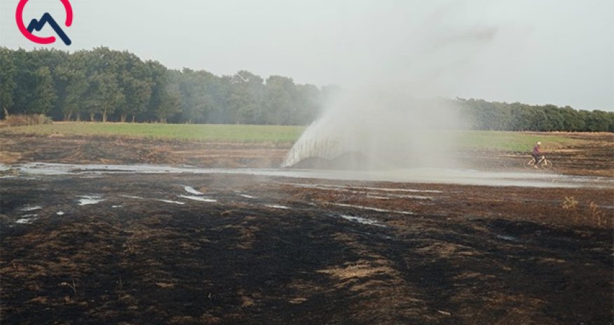 Masallıda yanğın su kəmərini zədələyib