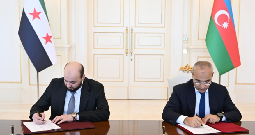 SOCAR Suriya Hökuməti ilə Anlaşma Memorandumu imzalayıb
