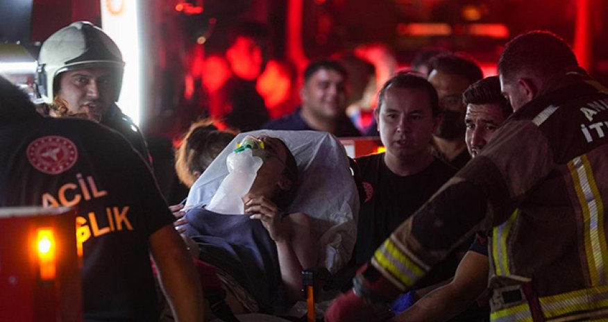 Türkiyədə yaşayış binasında yanğın olub,ölənlər var