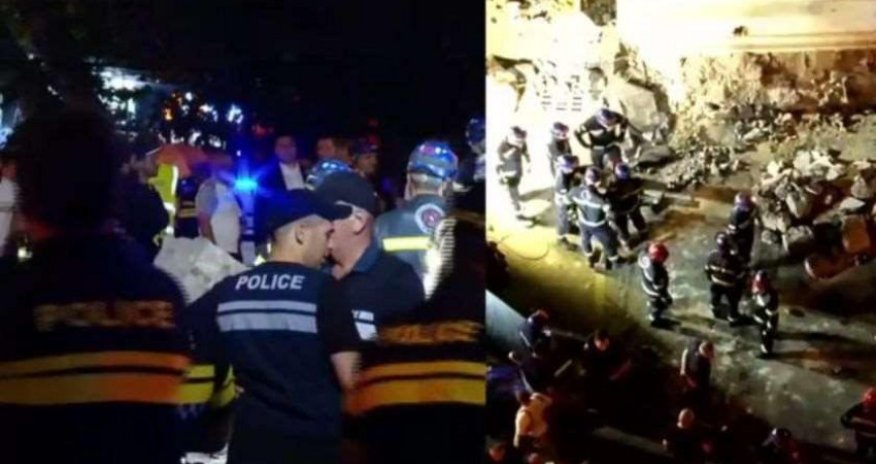 Tbilisidə beşmərtəbəli yaşayış binası uçub