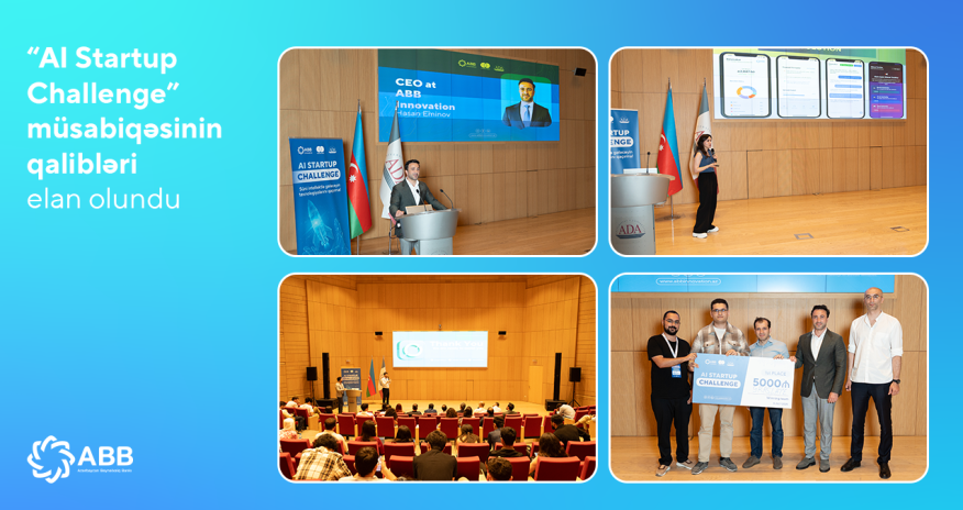 &ldquo;AI Startup Challenge&rdquo; müsabiqəsinin qalibləri
elan olundu