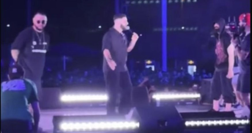 Söyüş söyən reper saxlanılıb