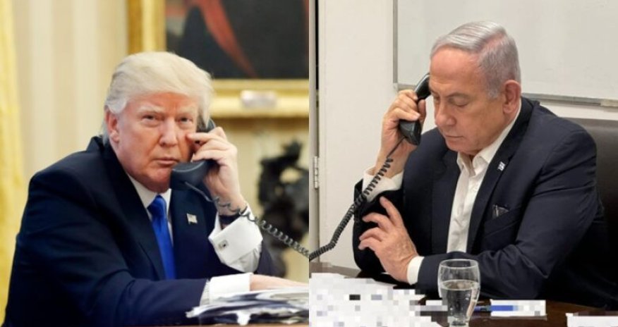 Tramp və Netanyahu arasında telefon danışığı olub