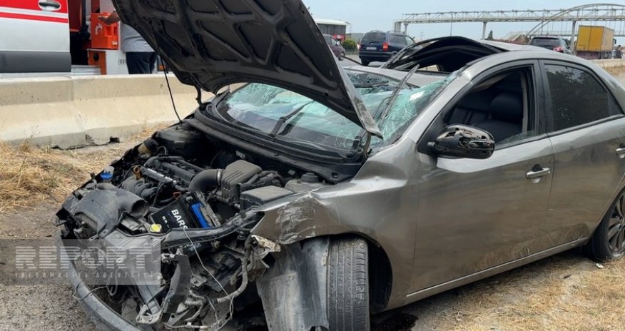 Sumqayıtda yol qəzası baş verib, yaralılar var