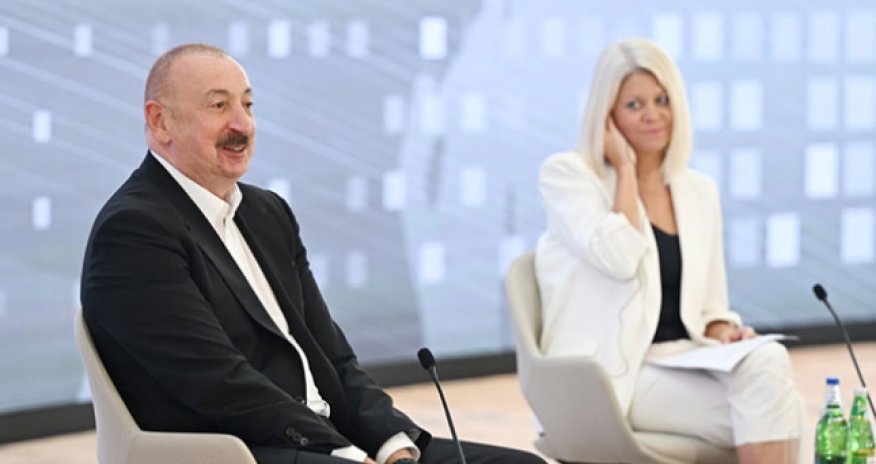 Prezident Qlobal Media Forumundan paylaşım edib - Video