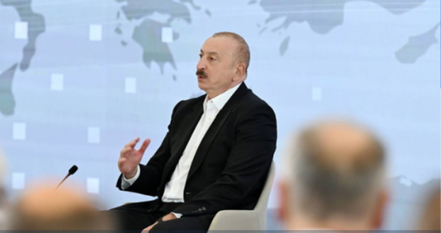 Выступление Алиева на Глобальном медиафоруме освещено мировой прессой
