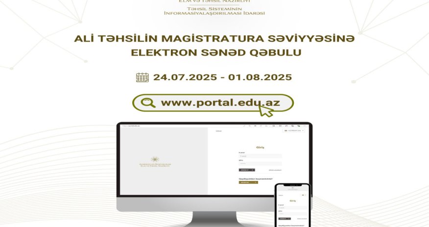 Magistraturaya elektron sənəd qəbuluna başlanılır