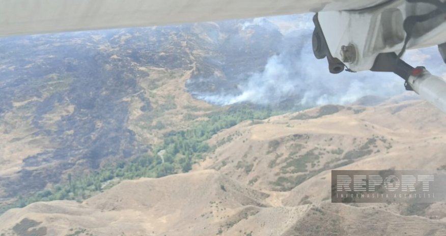 Qarabağda dağlıq ərazidəki yanğınların söndürülməsinə51 texnika, 4 helikopter cəlb olunub