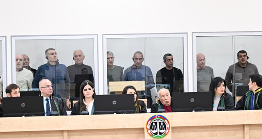 Hərbi cinayətlər törətməkdə təqsirləndirilən erməniəsilli şəxslərin məhkəməsi keçirilir