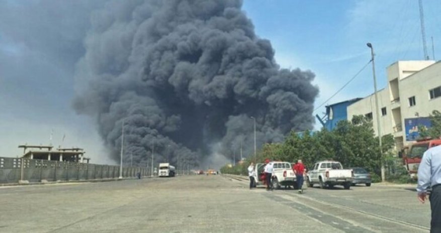 Tehranda neft anbarında yanğın oldu