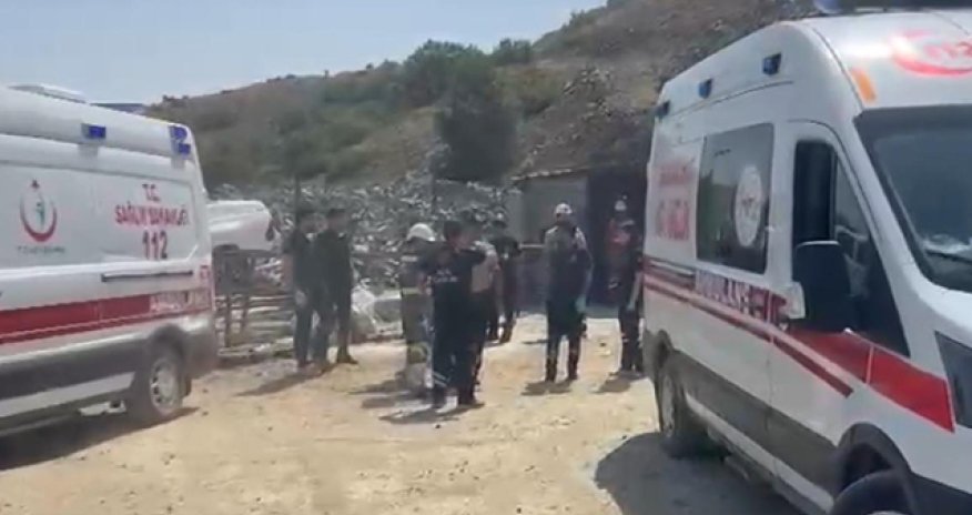 Türkiyədə mədən çöküb