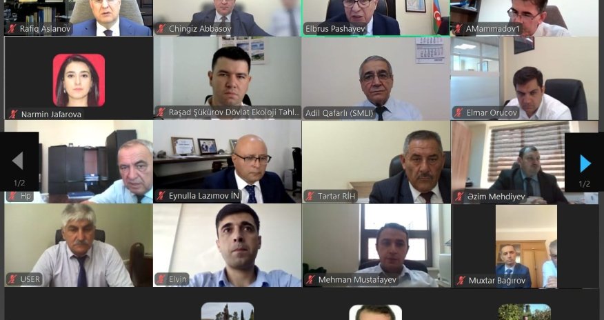 Qarabağ suvarma kanalının yenidən qurulması üzrə İşçi qrupun növbəti iclası keçirilib