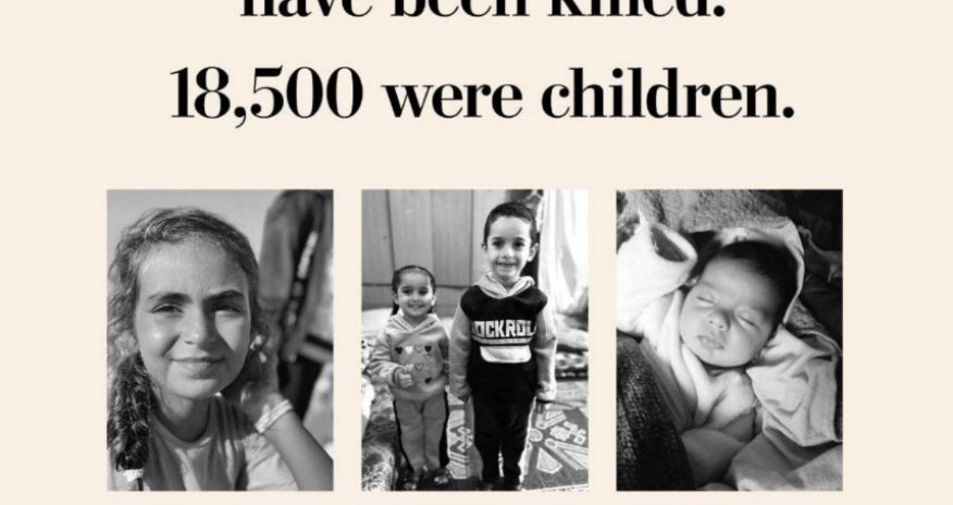 The Washington Post publishes names of 18,500 children killed in Gaza