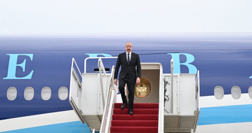 İlham Əliyev ABŞ-a işgüzar səfər edib