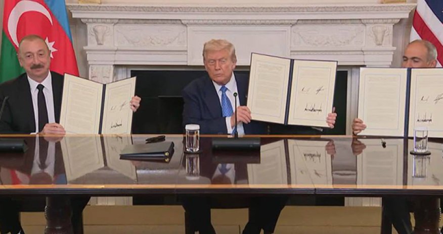 Azərbaycan və Ermənistan Vaşinqtonda sülh sazişi üzrə birgə bəyanat imzaladı