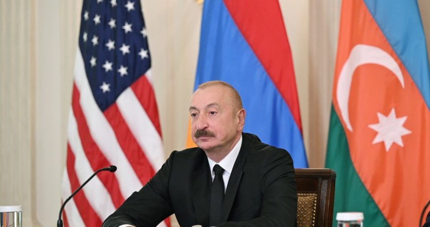 Prezident ABŞ-yə işgüzar səfəri ilə bağlı paylaşım edib - Video