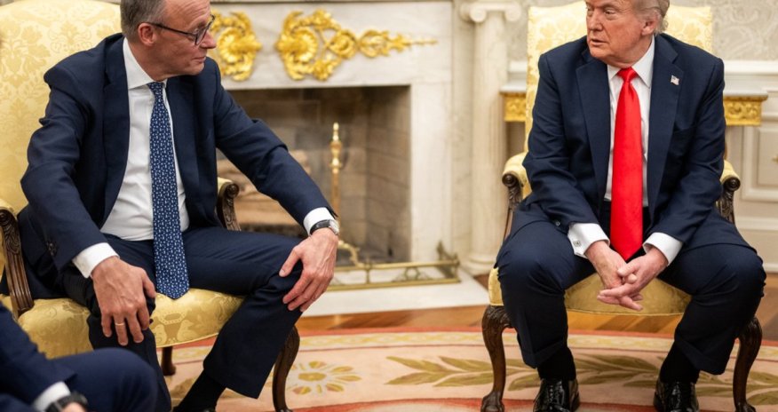 Канцлер Германии неделями уговаривает Трампа