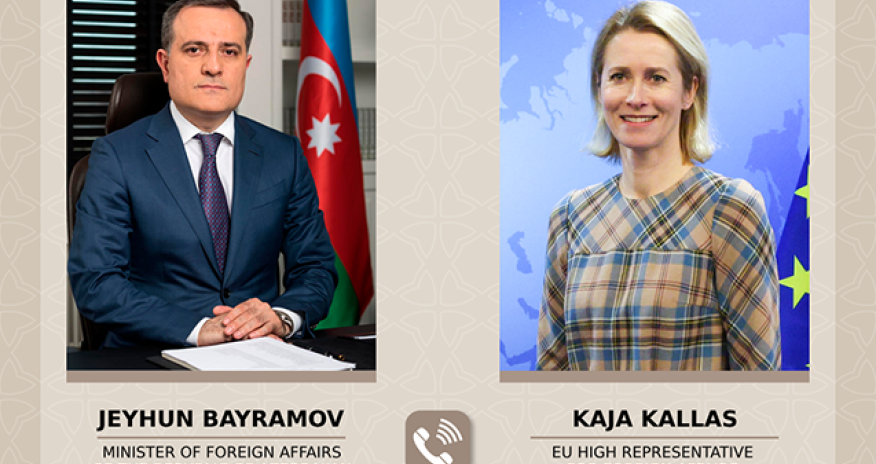 Kaya Kallasla Ceyhin Bayramov arasında telefon danışığı olub