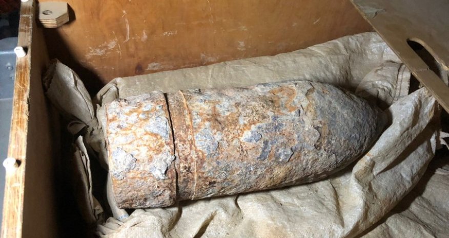 Sumqayıtda top mərmisi tapılıb