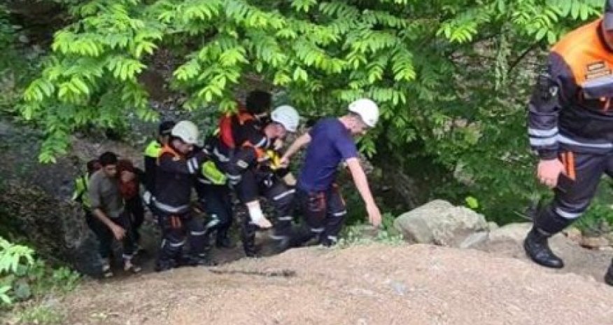 Qəbələdə dağlıq ərazidə köməksiz vəziyyətdə qalan şəxs xilas edilib