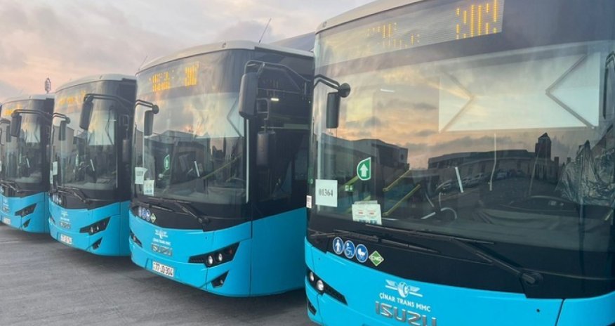Xırdalandan Sumqayıta və Novxanıya hərəkət edən avtobuslar yenilənib