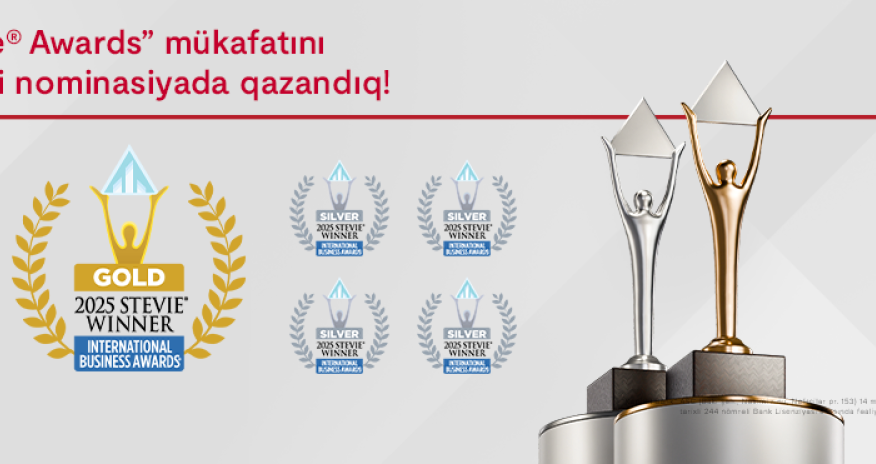 Kapital Bank honored in five categories at the &ldquo;Stevie Awards&rdquo;