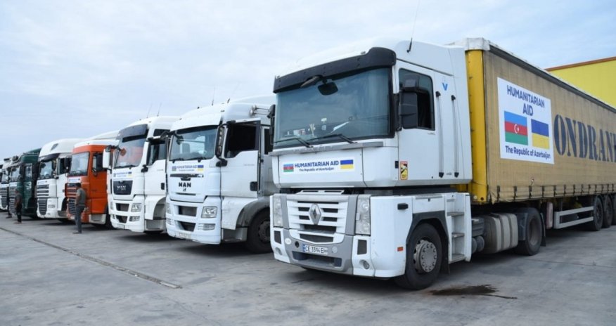 Ukraynaya növbəti humanitar yardım göndərilib