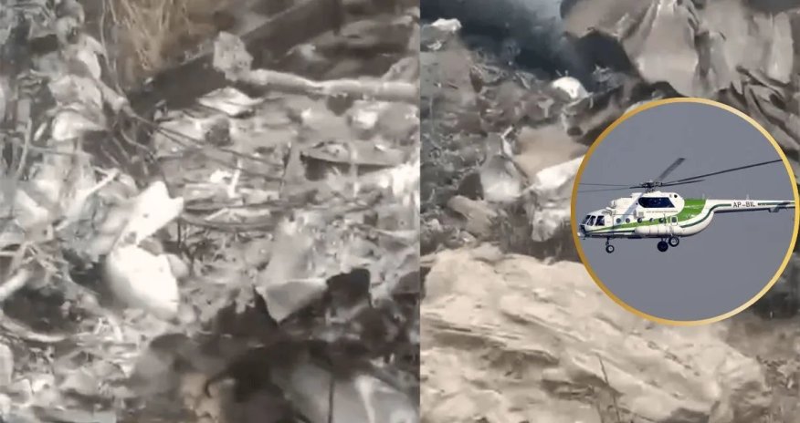 В Пакистане разбился вертолет, погиб весь экипаж