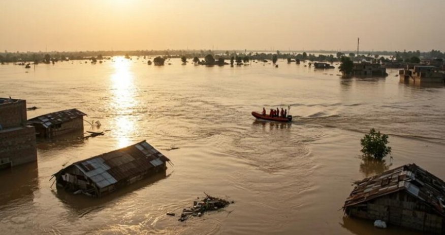 Число жертв наводнений и оползней в Пакистане достигло 220 человек