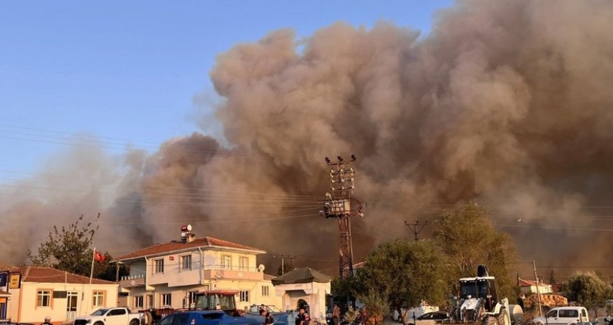 Из-за сильного пожара на западе Турции эвакуированы два села