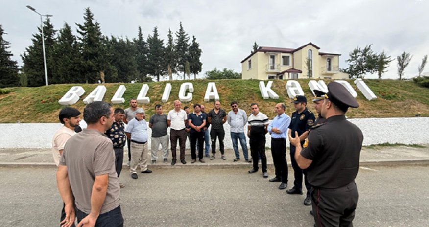 FHN işğaldan azad olunmuş ərazilərdə maarifləndirmə işləri aparır