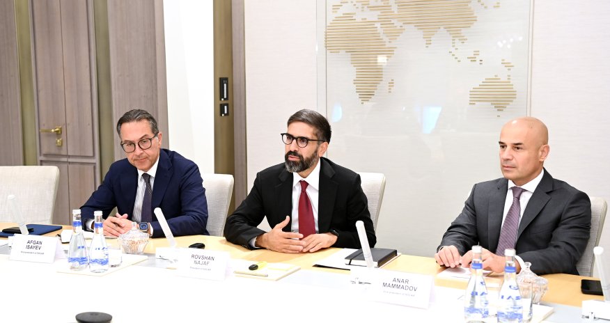 SOCAR president meets global head of Arthur D. Little&rsquo;s energy division