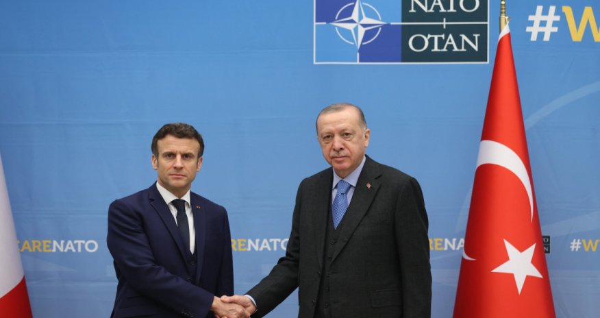 Ərdoğan və Makronun telefon danışığı olub