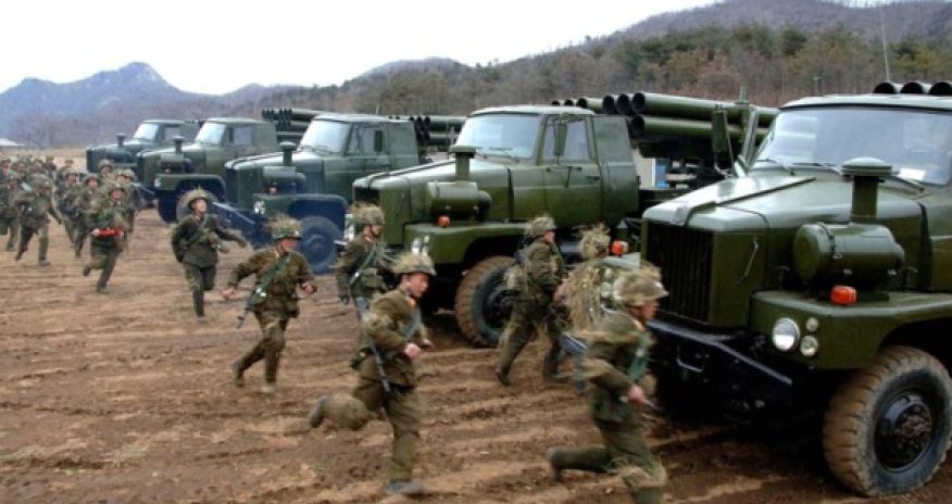 Солдаты Северной Кореи вторглись в Южную Корею