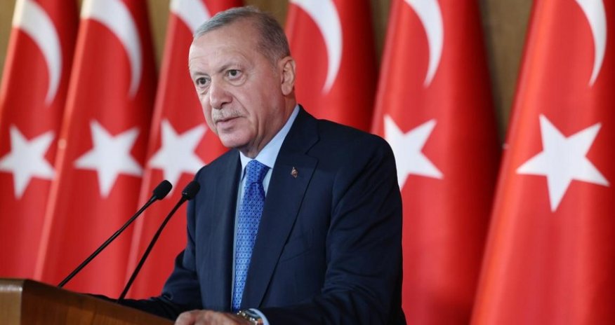 Ərdoğan Zəngəzur dəhlizindən danışıb